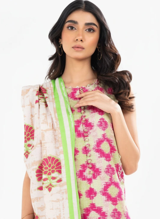 Khaddar Unstitched in Multi by Alkaram Studio